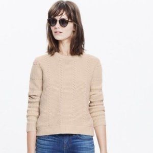 MADEWELL Guideway Pullover Sweater Cream